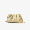 Elegant Chain Shoulder Bag with Crystal Accents