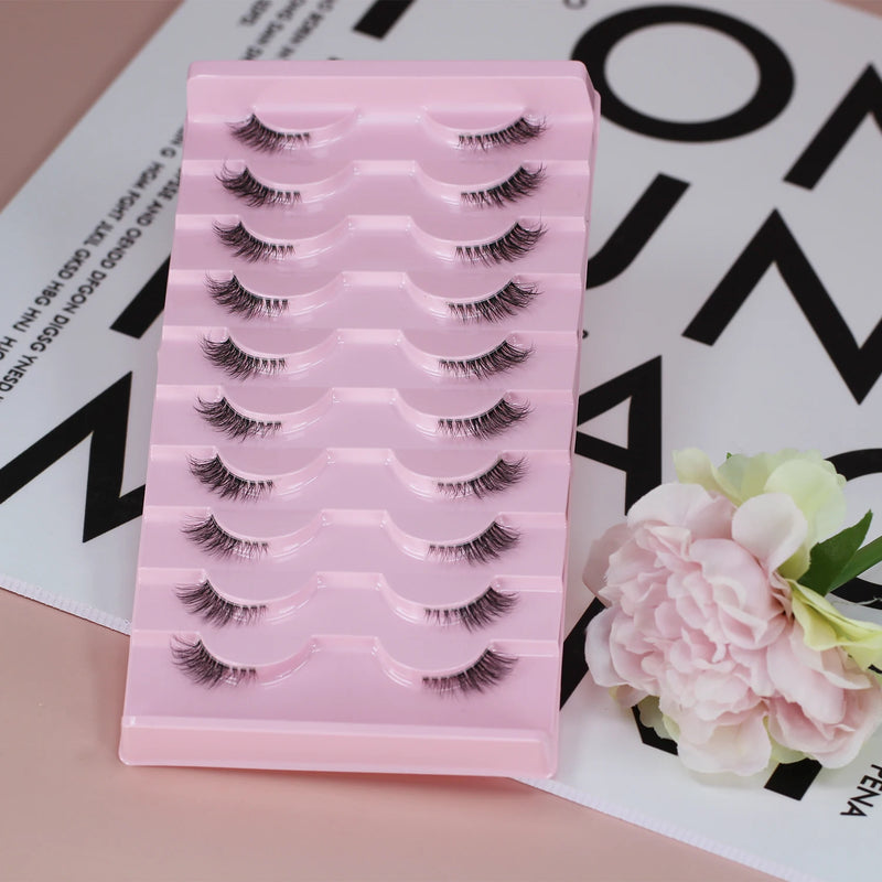 Natural Wispy Half-Strip False Eyelashes