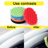 5-Piece Foam Waffle Polishing Pad Set for Car Detailing