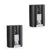 A black rechargeable battery for Ring video doorbells and cameras.