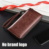 Men's RFID Blocking Leather Zipper Wallet