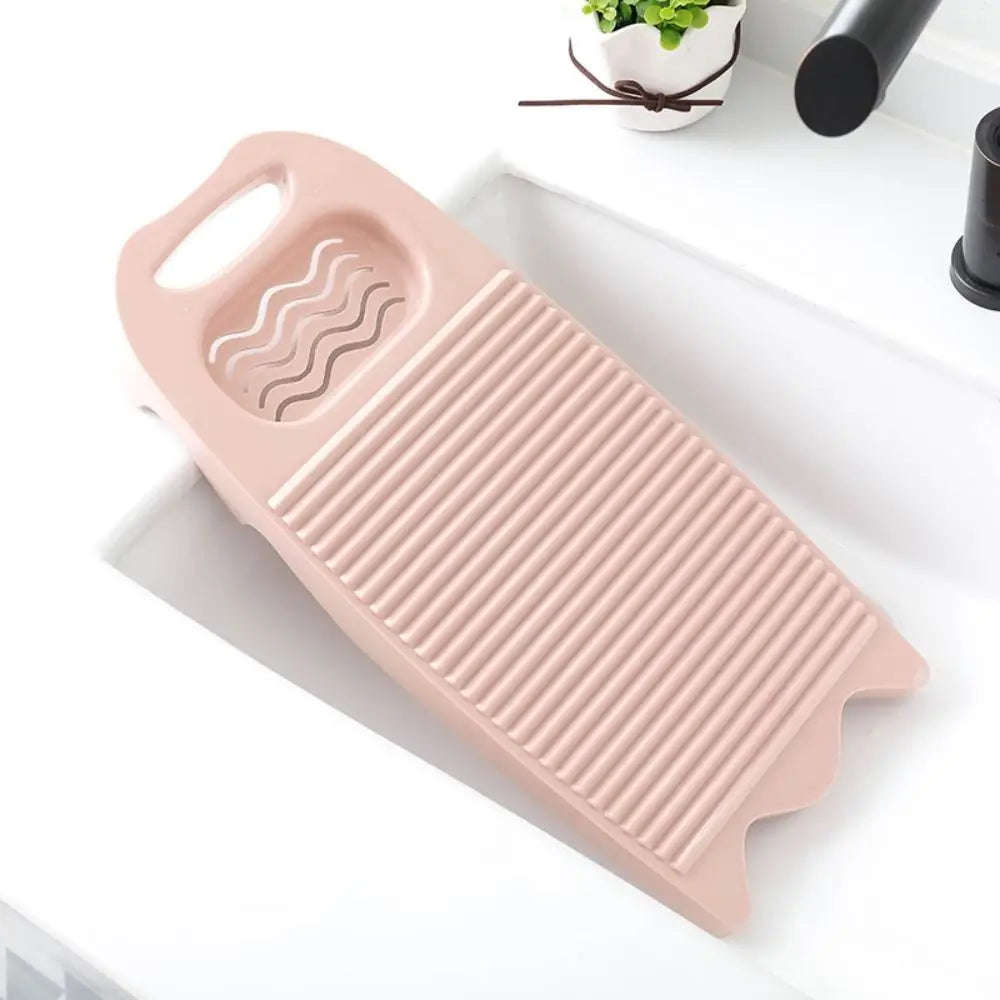 Durable Plastic Washboard with Integrated Soap Trough