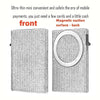 Front and back views of a slim aluminum RFID-blocking pop-up card wallet in silver color