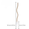 Spiral Birthday Cake Candles, Set of 6 Long Thin Decorative Candles for Cakes and Desserts