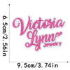 Embroidered Iron-On Patch with Cute Emblem Design