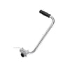 A silver universal auxiliary handle for trimmers and brush cutters with a black grip.