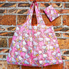Foldable Eco-Friendly Shopping Bag with Cartoon Print