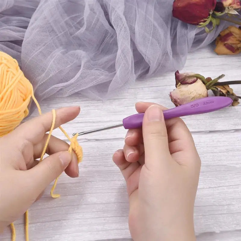 12-Color Soft Acrylic Yarn Set for Knitting & Crochet