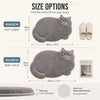 3D Cat Shaped Quick Dry Bath Mat