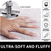 Plush Microfiber Non-Slip Bath Mat with Quick-Dry Absorbency