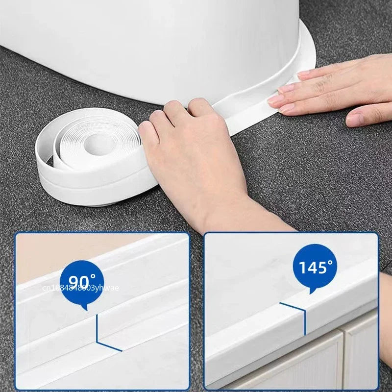 Self-Adhesive Waterproof Sealing Tape for Bathroom & Kitchen