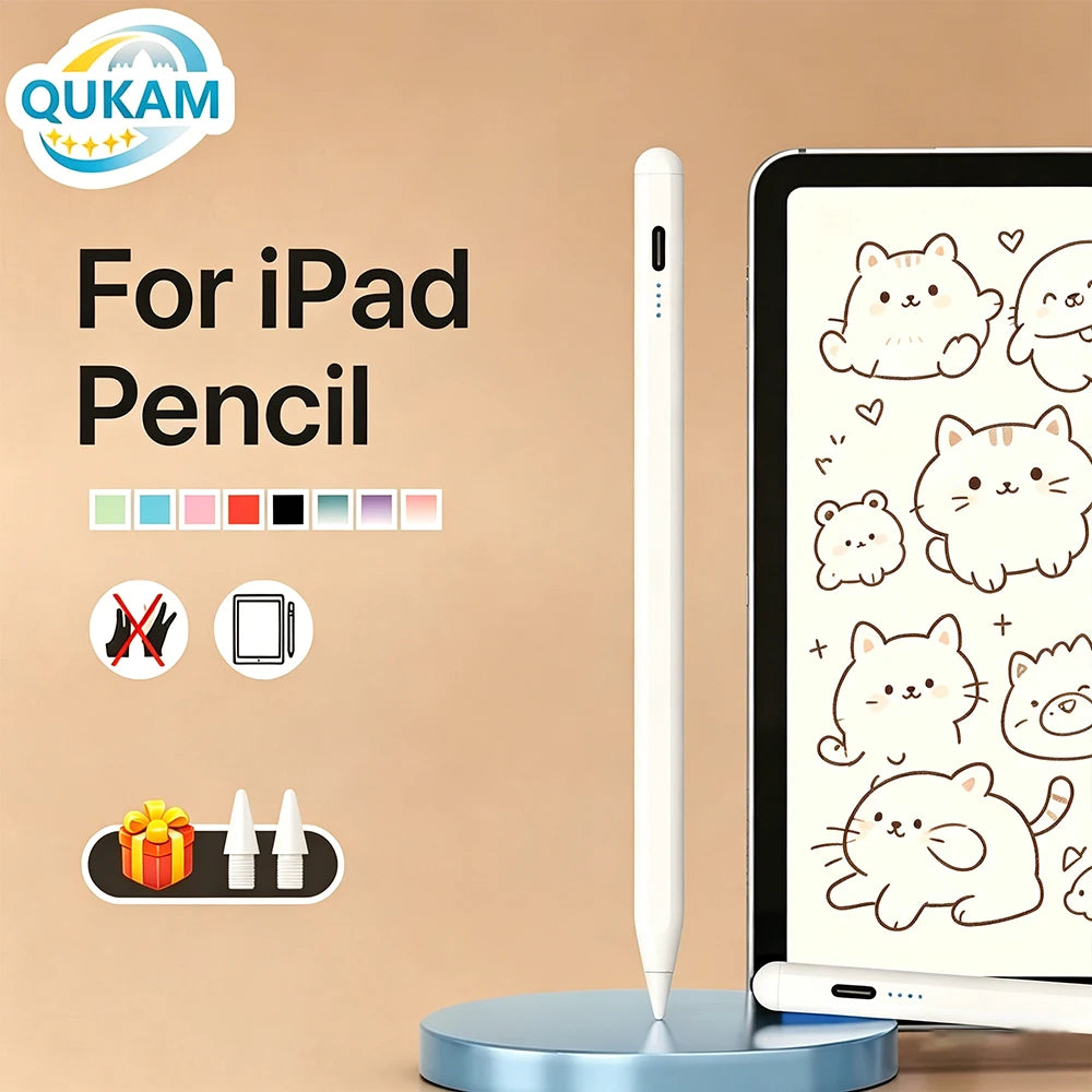 Precision Active Stylus Pen for iPad with Palm Rejection
