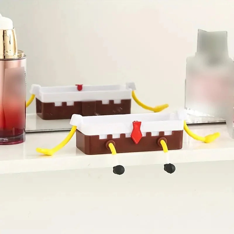 Cartoon Hanging Sponge Drain Rack for Kitchen & Bathroom