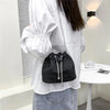 Rhinestone Bucket Crossbody Bag with Detachable Chain Strap