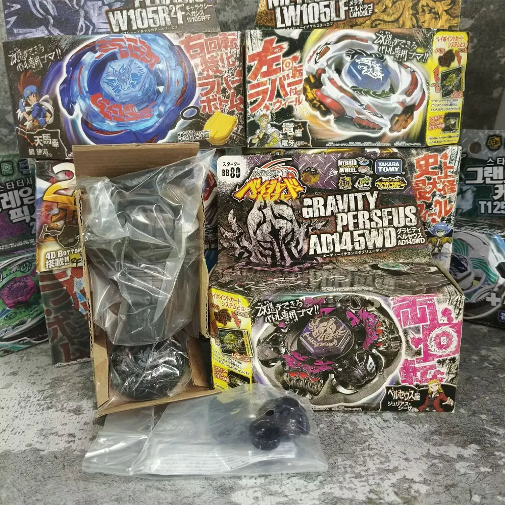 Takara Tomy Beyblade Burst Gravity Perseus (Destroyer) with Metal Fusion Parts