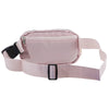 Versatile Nylon Waist Pack with Zippered Pockets