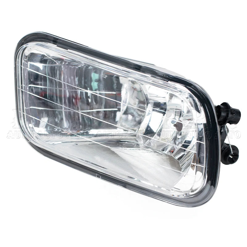 Clear plastic front bumper fog light assembly for Dodge Ram trucks