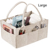 Felt Baby Diaper Caddy Organizer with Pockets and Removable Divider