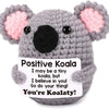 Handmade Crochet Pocket Hug Doll with Custom Message