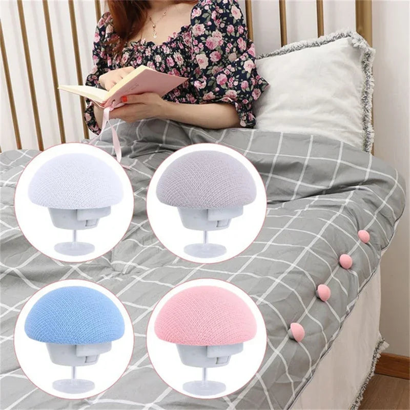 Mushroom Quilt Clips – Anti-Slip Duvet Fasteners