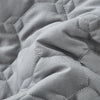 Lightweight Quilted Bedspread Set with Cloud Pattern