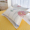 Floral Print 100% Cotton Duvet Cover Set with Two Pillow Shams