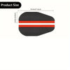 Carbon Fiber Textured Mirror Rain Covers with Red Accent – Anti-Fog & Waterproof Fit
