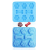 Pet Paw Print Silicone Mold Set for Baking and Treats