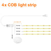 Touch Sensor Under Cabinet LED Strip Lighting