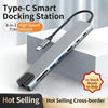 8-in-1 USB-C Hub with 4K HDMI, Gigabit Ethernet, and SD/TF Card Reader