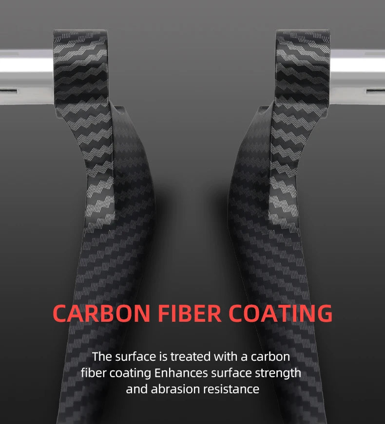 Motorcycle Brake & Clutch Lever Hand Guards with Carbon Fiber Finish