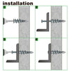 Zinc Alloy Drywall Anchors with Self-Tapping Screws