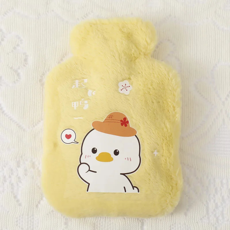 Adorable Plush Hot Water Bottle with Cozy Animal Design