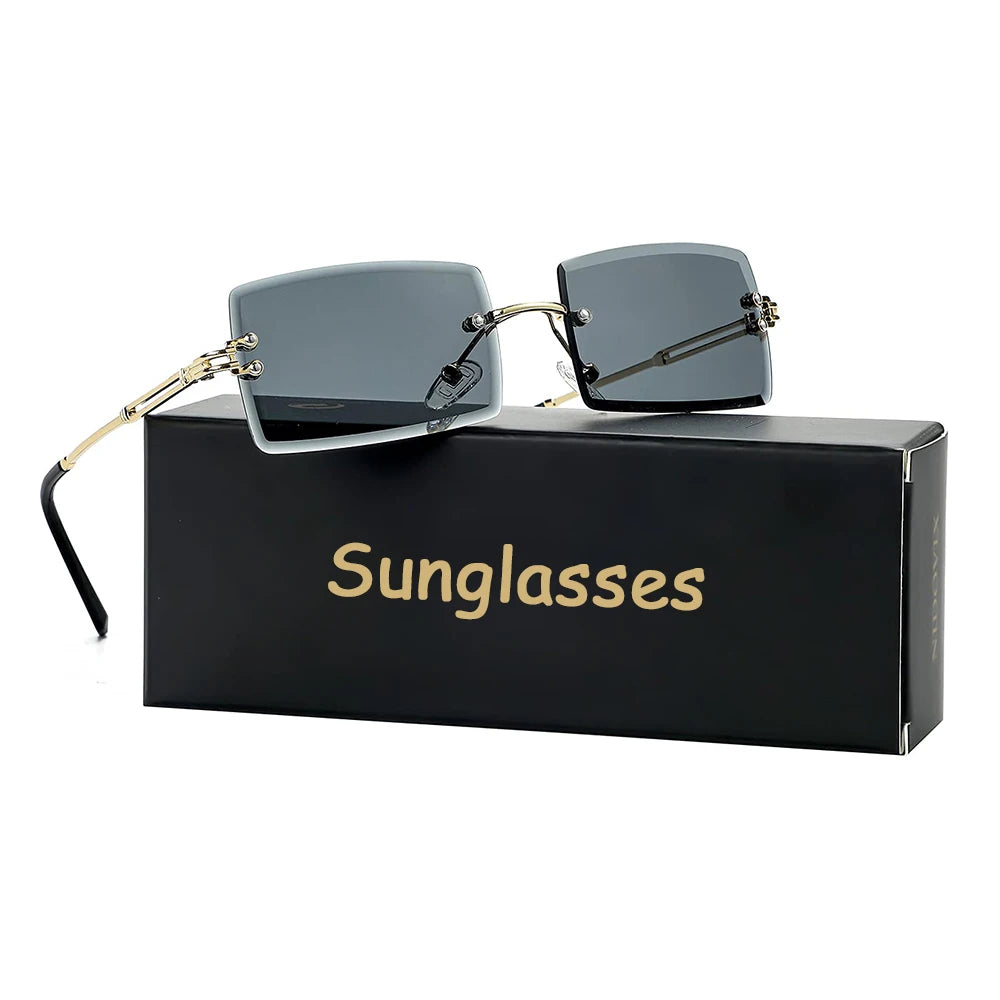 Vintage Metal Frame Sunglasses