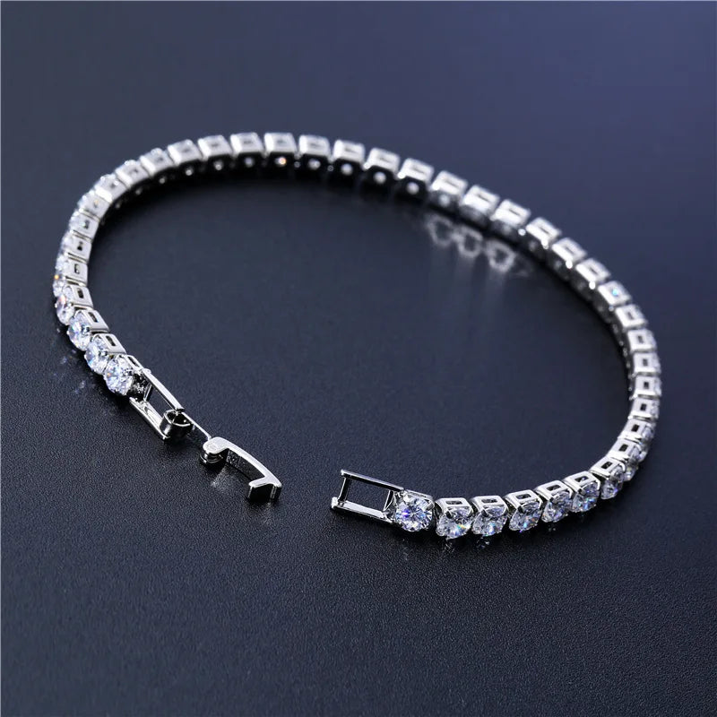 Elegant Cubic Zirconia Tennis Bracelet