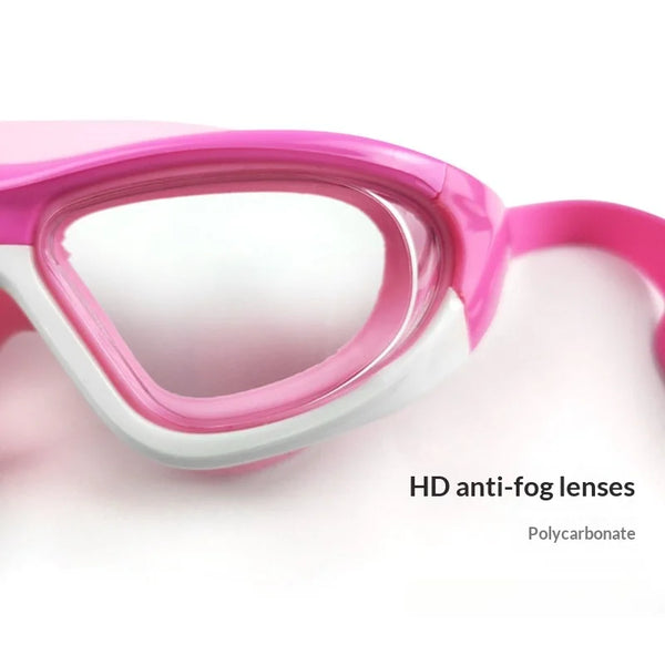 Kids' Anti-Fog Swim Goggles with Ear Plugs
