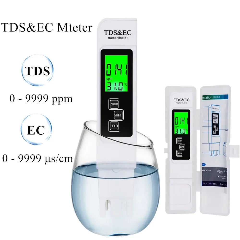 3-in-1 Digital TDS/EC/Temperature Water Quality Tester Pen