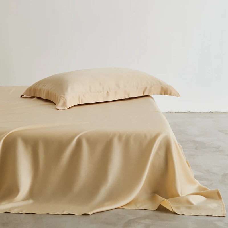 100% Bamboo Bed Sheet Set with Deep Pocket Fitted Sheet