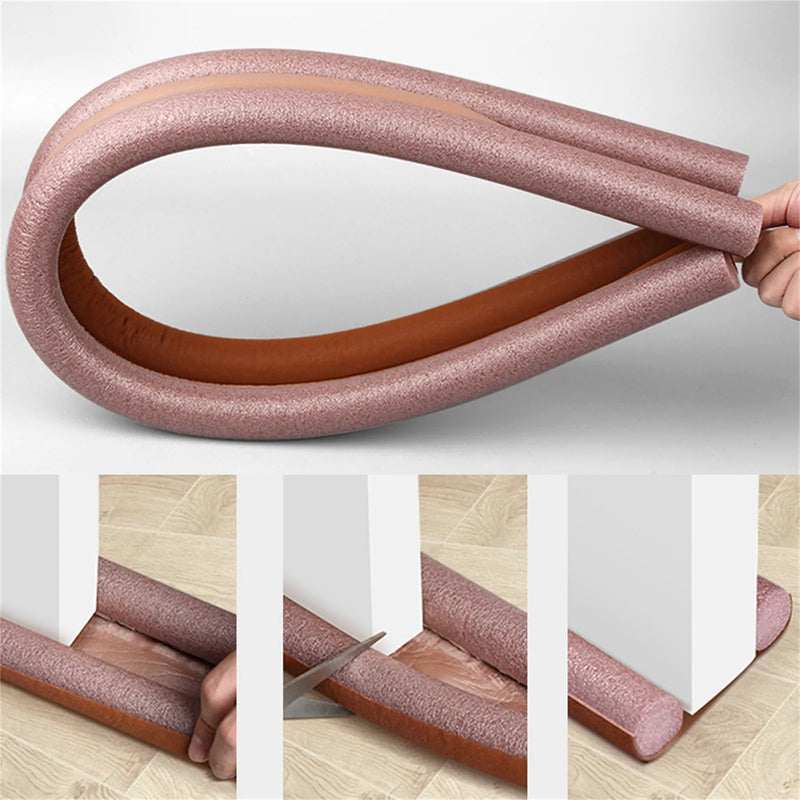 Adjustable Under-Door Draft Stopper & Noise Blocker