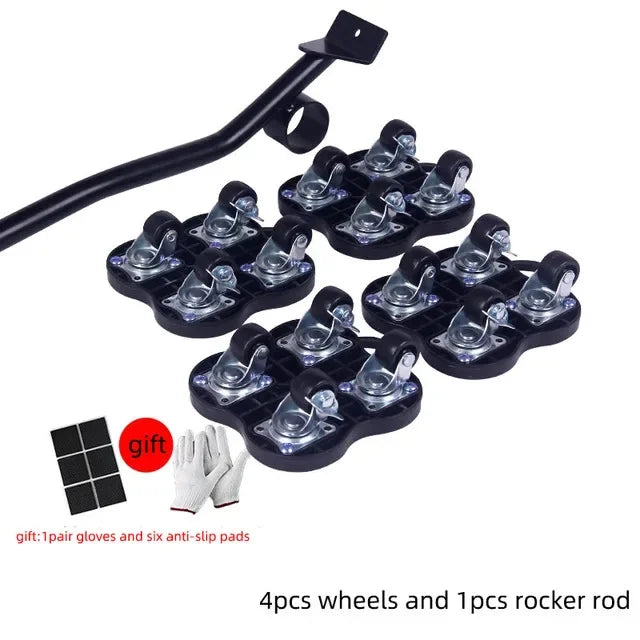 Heavy Duty Furniture Moving Rollers with Brake
