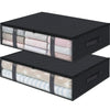 Under Bed Storage Containers with Clear Window (3-Pack)