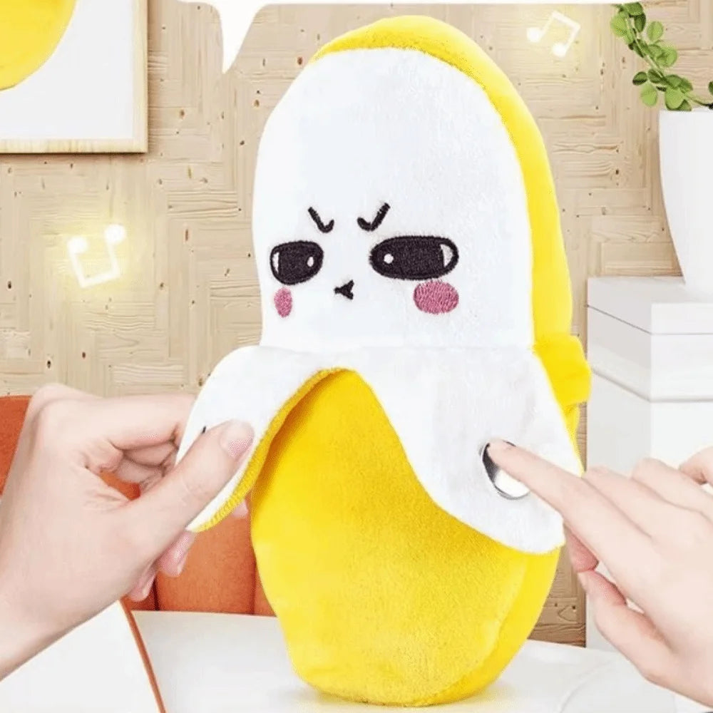 Banana Plush Musical Toy with Touch-Sensitive Rhythm Sensor