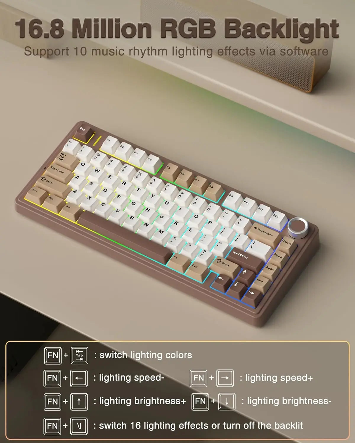 AULA F75 Tri-Mode Wireless Mechanical Keyboard