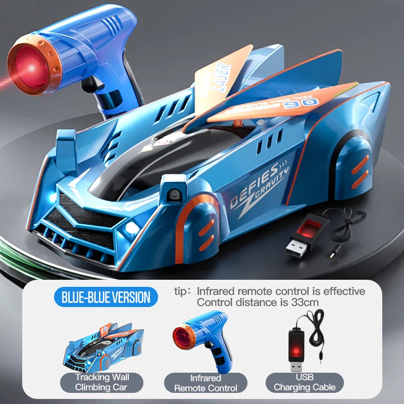 Infrared Remote Control Wall-Climbing Car – Four-Wheel Drive Toy for Kids