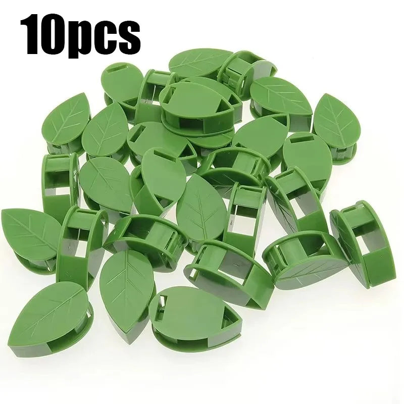 Self-Adhesive Leaf-Shaped Plant Climbing Clips