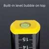 Magnetic Ceiling Leveling Ruler with Dual-Sided Scale