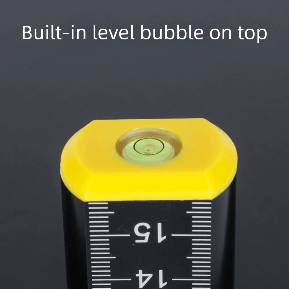 Magnetic Ceiling Leveling Ruler with Dual-Sided Scale