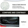 Before and after comparison of ABS material decorative trim kit for Ford Mustang interior