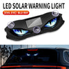 Solar-Powered Demon Eye LED Car Light