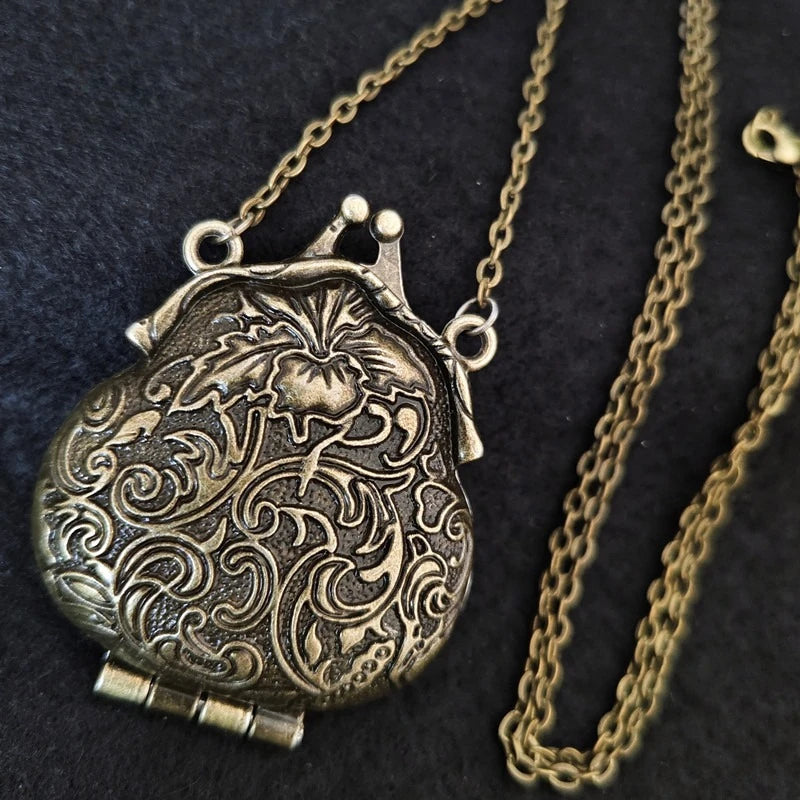 Retro Bronze Mini Locket Pendant